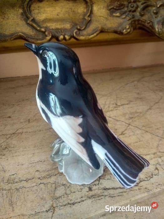 Przepiękny Ptaszek porcelanowy BG Royal pomorskie Gdańsk