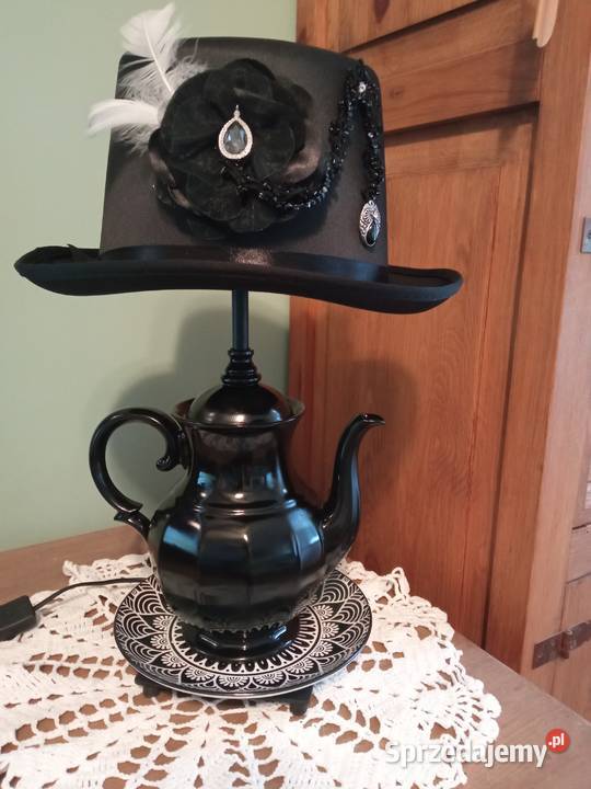 Lampka stołowa z porcelany Bielsko-Biała