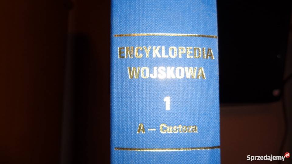 Encyklopedia wojskowa Gutenberg Print militaria, broń, wojskowość