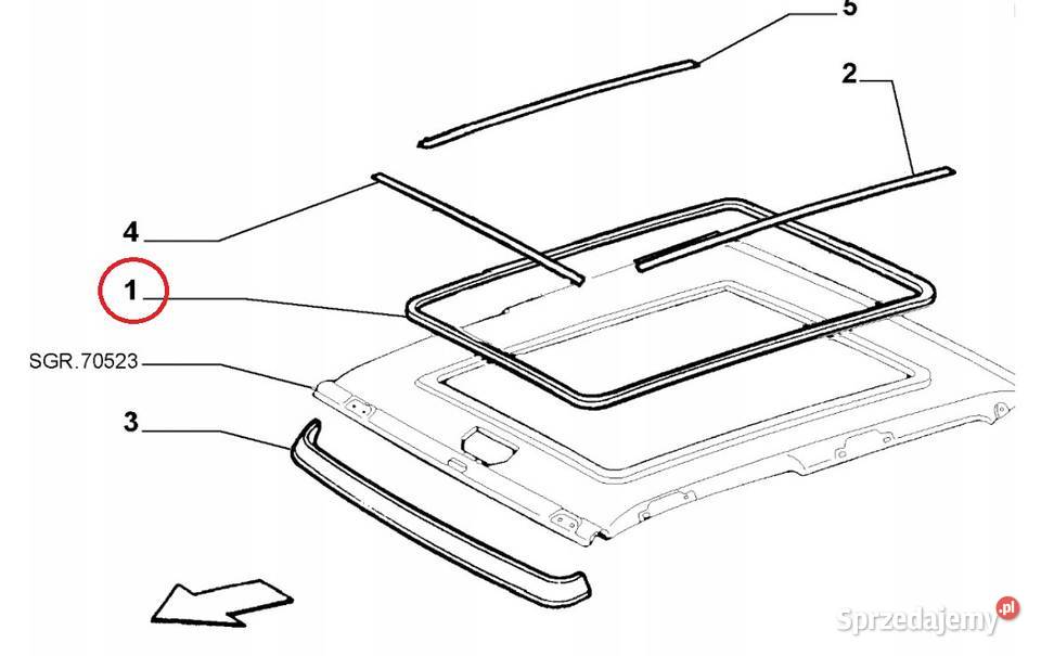 Uszczelka faltdach Hollandia 400 osobowe Katowice