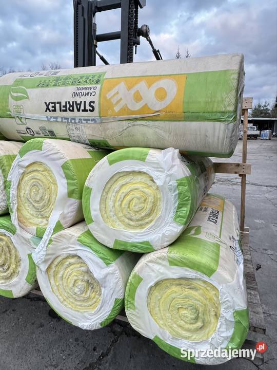 Wełna szklana żółta Starflex grubość 15 lambda Oleśnica