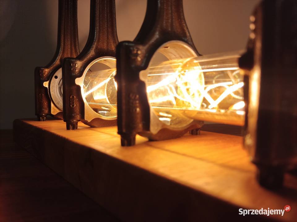 Lampa stołowa z części samochodowych audi Bytom