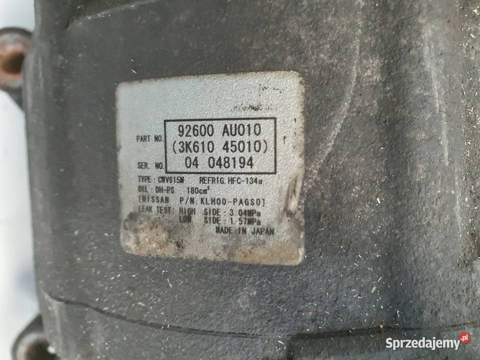 Nissan XTRAIL T30 20 16V SPRĘŻARKA KLIMATYZACJI Janów