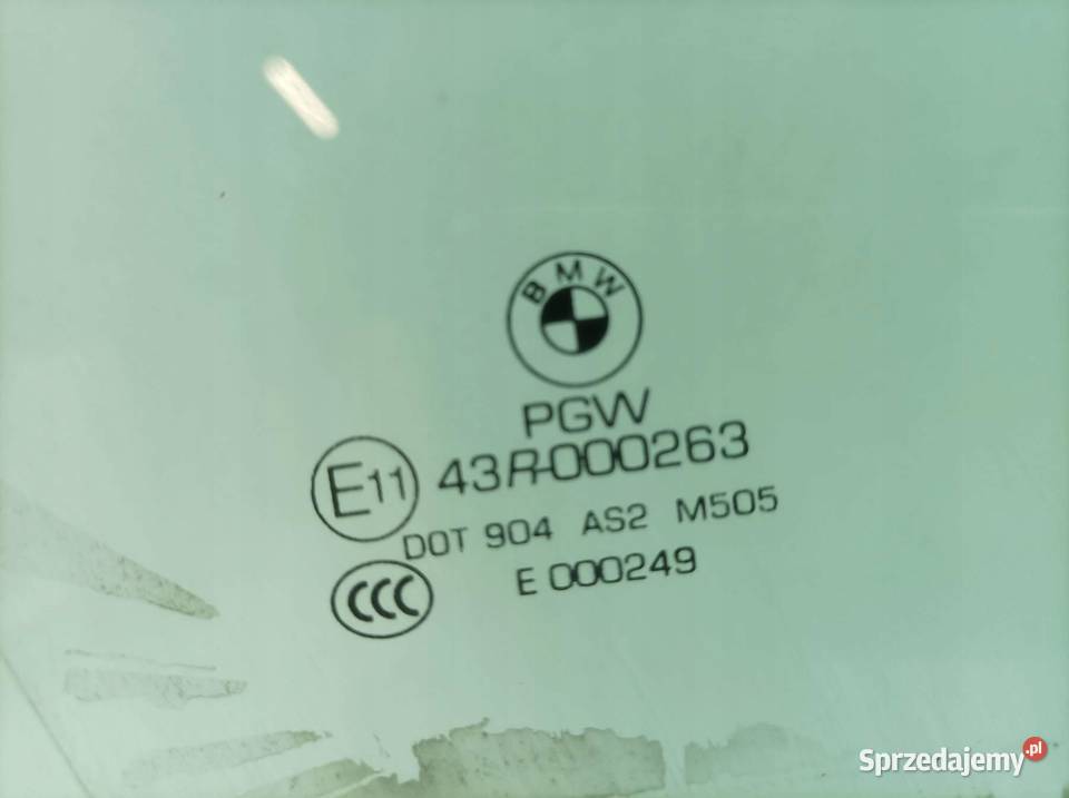 SZYBA DRZWI PRAWY PRZÓD Bmw X6 I 20092014 E71