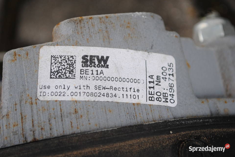 HAMULEC silnika elektrycznego BE11A 400V 80Nm Kargowa