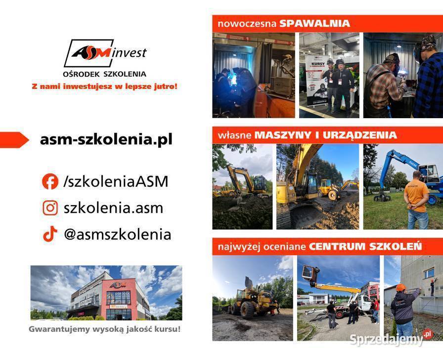 Kurs Szkolenie UDT Wózek widłowy ładowarka HDS śląskie Rybnik