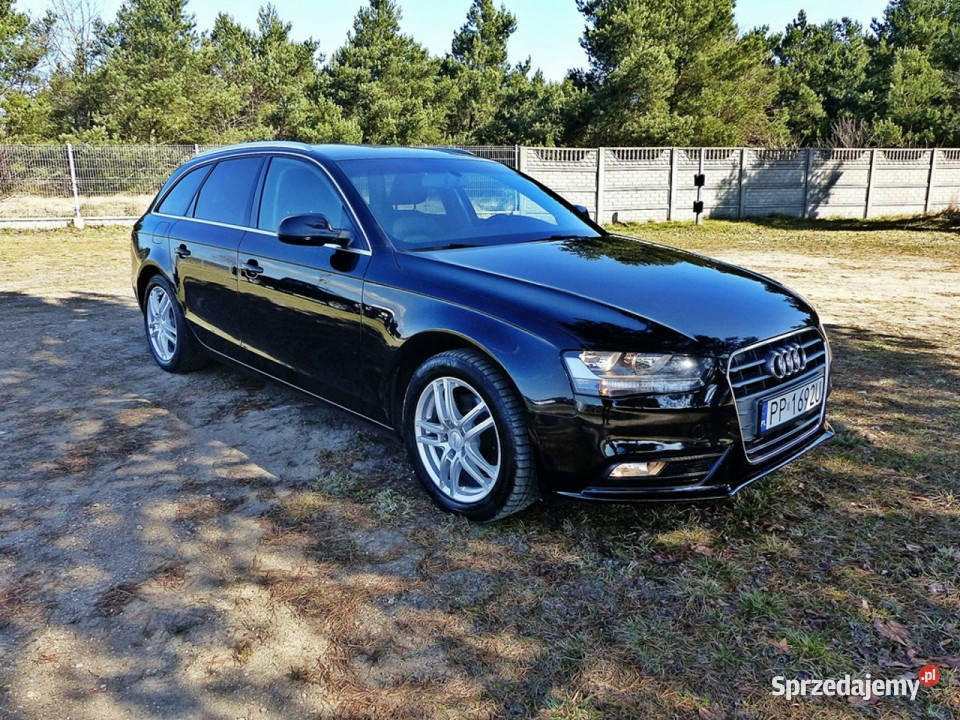 Audi A4 20 TDI 190ClimatronicAluNaviSkóryPełna klimatyzacja wielkopolskie