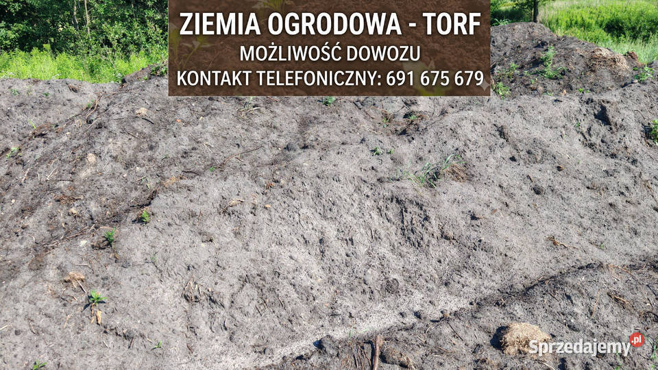 Ziemia ogrodowa podłoże ogrodowe transport Ziemia Dobrzyń nad Wisłą