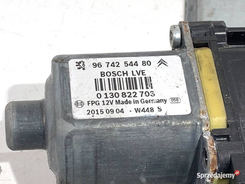 PODNOŚNIK SZYBY LEWY PRZÓD PEUGEOT 208 I Mechanizmy opuszczania szyb