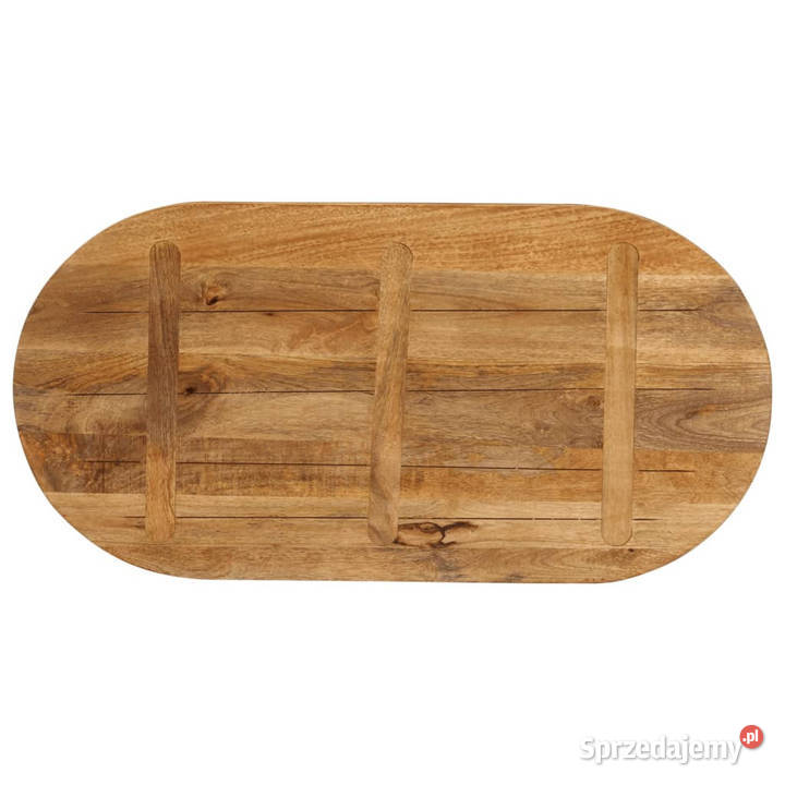 Blat stołu 120x60x38 owalny lite drewno mango Warszawa