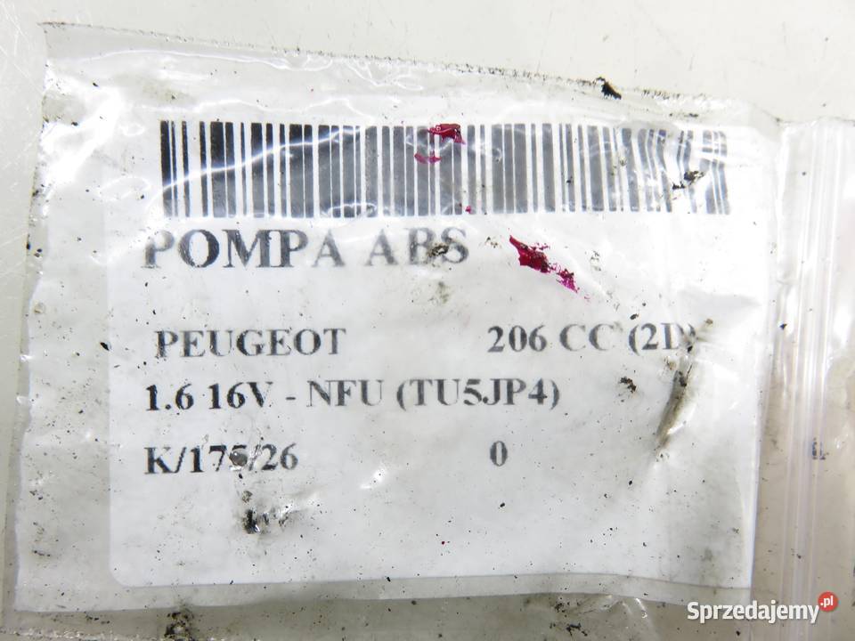 POMPA ABS PEUGEOT 206 CC 2D 10094811083