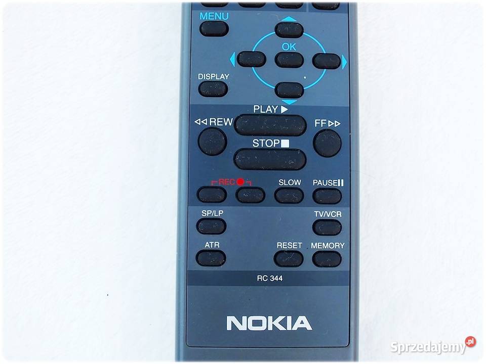 Pilot NOKIA RC344 ShowView do magnetowidów VHS lubuskie Żary