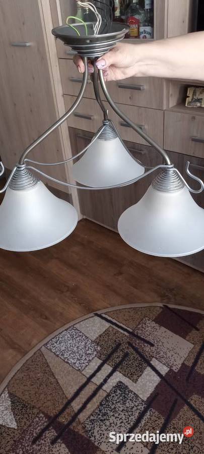 Lampa sufitowa 3 klosze Kraków