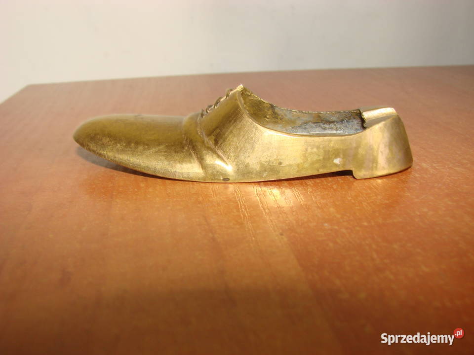 mosiężny but popielniczka Pruszcz Gdański