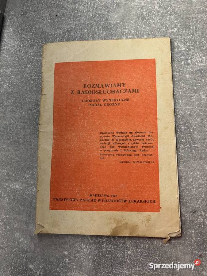 Broszura broszurka ulotka rozmawiamy z