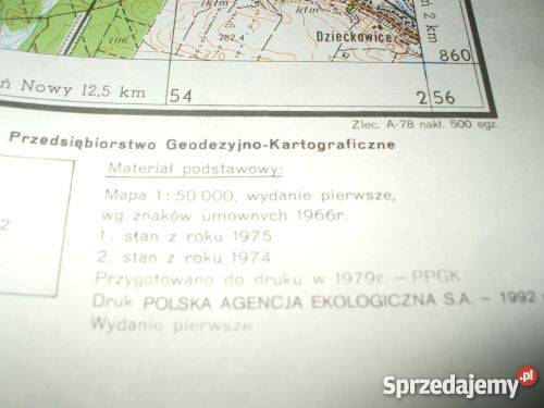 KATOWICE ŚLĄSK MAPA GEODEZYJNA śląskie Katowice