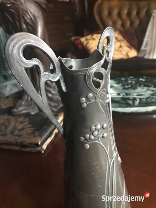 Wazon metalowy ART Nouveau Tarnów