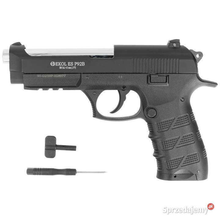 Pistolet wiatrówka Voltran Ekol ES P92B Black 45 mazowieckie Warszawa