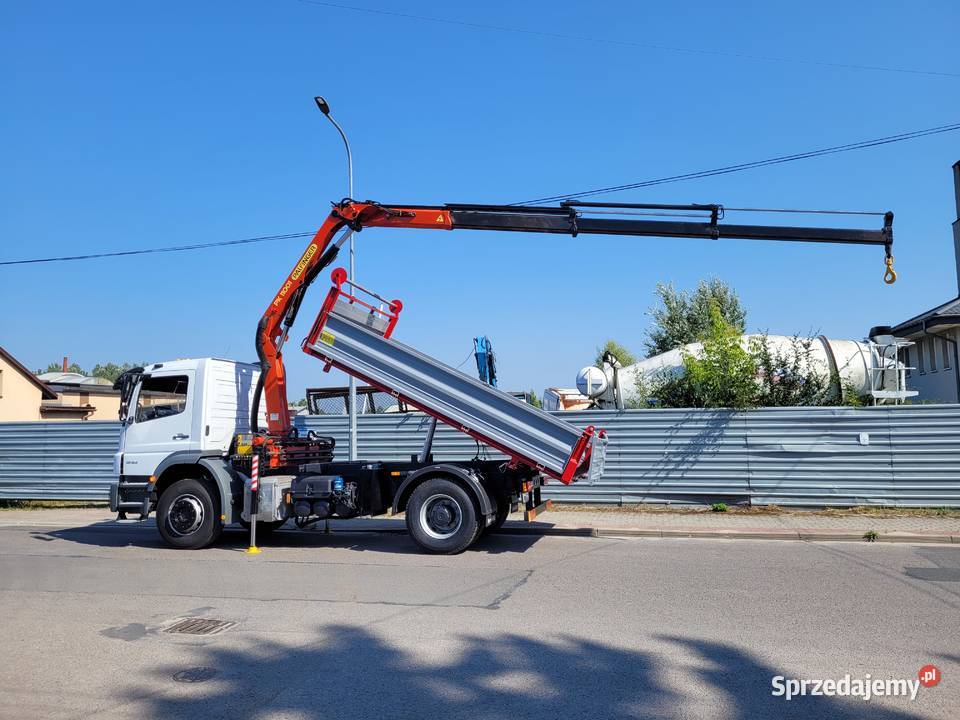 Mercedes Axor 1824 HDS Palfinger 3 Wysuwy elektryczne lusterka podkarpackie Łańcut