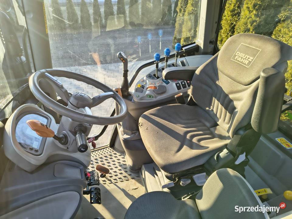 DeutzFahr 5100G z ładowaczem Rolnictwo lubelskie Grabów Szlachecki