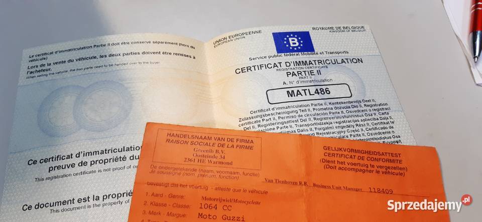 RAMA MOTO GUZZI EV 1100 CALIFORNIA 98R Części motocyklowe Jawiszowice