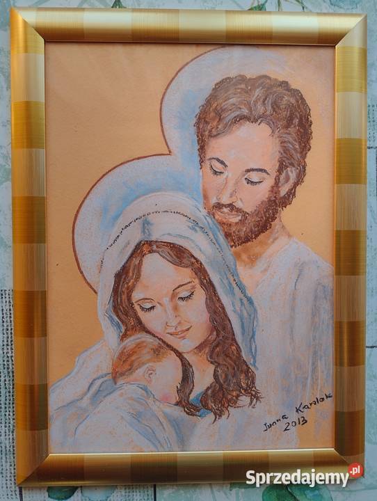 Obraz pastelowy Święta Rodzina Kalisz