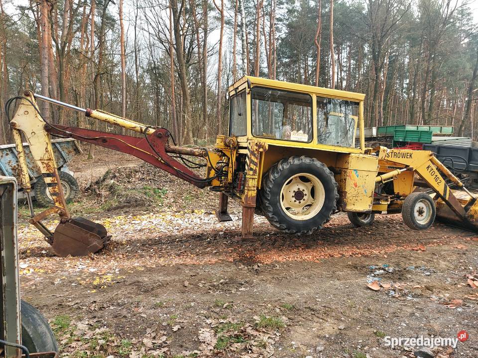 Koparko ładowarka ostrówek k 162 cat jcb małopolskie Wola Rzędzińska