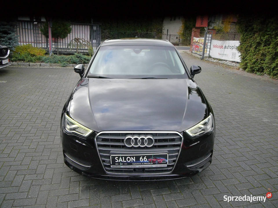 Audi A3 20d Navi Xenon Ledy bezwypadkowy Stan elektrochrom. lusterka boczne A3 śląskie sprzedam