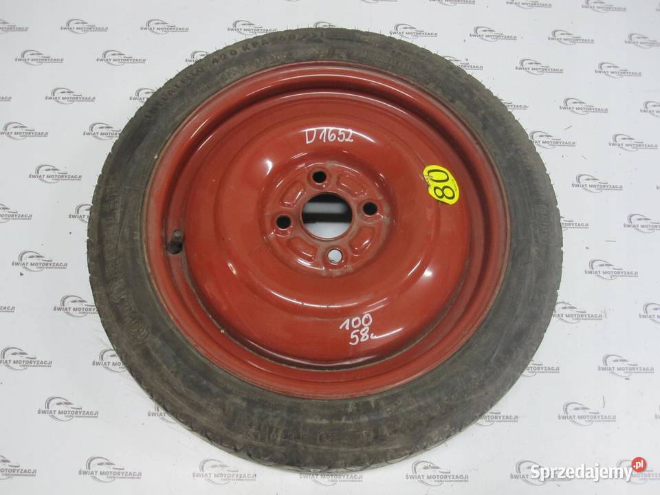 HONDA CIVIC VII koło dojazdowe 1257015 95M 4x100 Koła dojazdowe