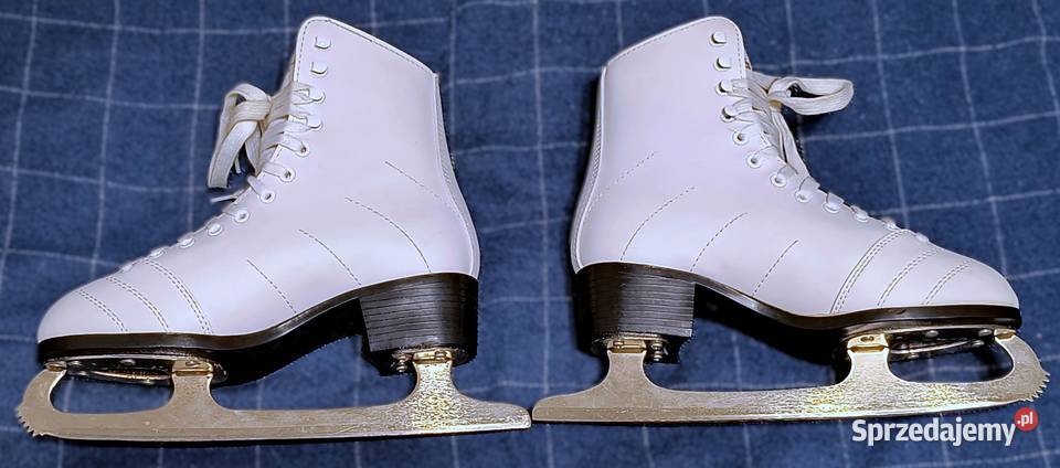 Łyżwy figurowe rozmiar 37 wkładki 23 Skóra Piotrków Trybunalski