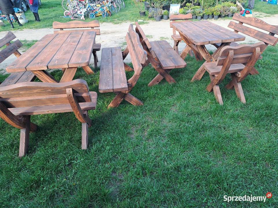 Meble ogrodowe producent lite drewno drewno Gdańsk