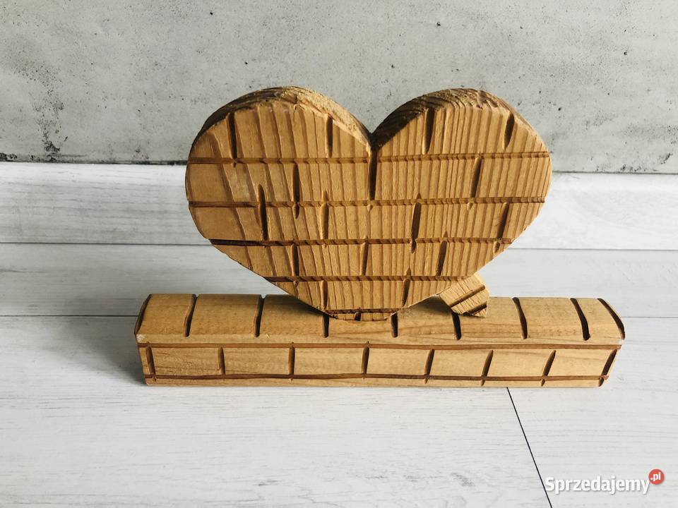 NOWA Drewniana figurka rzeźbiona ręcznie rzeźba Łódź sprzedam