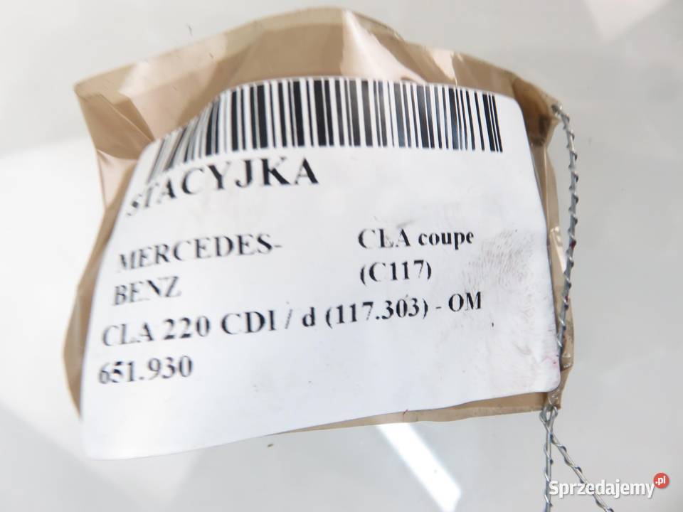 STACYJKA MERCEDES CLA coupe C117 2469051402 Stacyjki i kluczyki