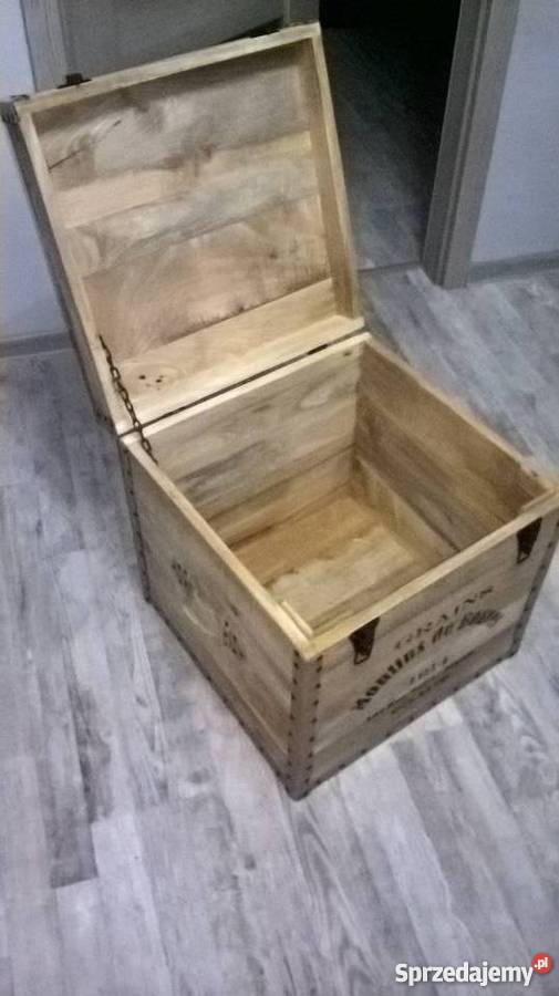 Pufa ze schowkiem indyjska w stylu LOFT