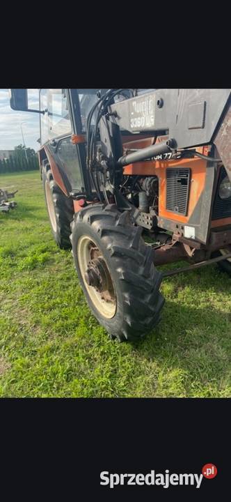 Ciagnik rolniczy Zetor 7745 turbo z turem Quicke Pleszew