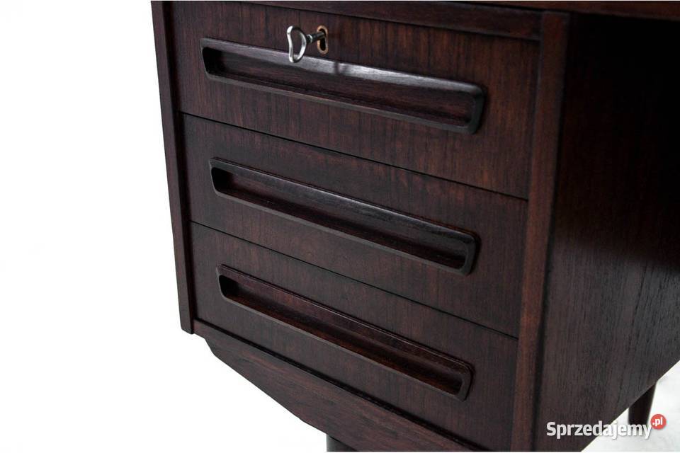 Tekowe biurko duński design lata 60 renowacji śląskie sprzedam