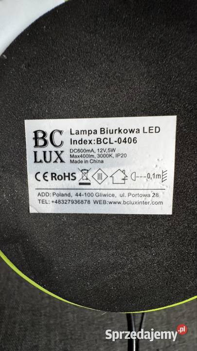 Lampka biurkowa Sowa Sosnowiec