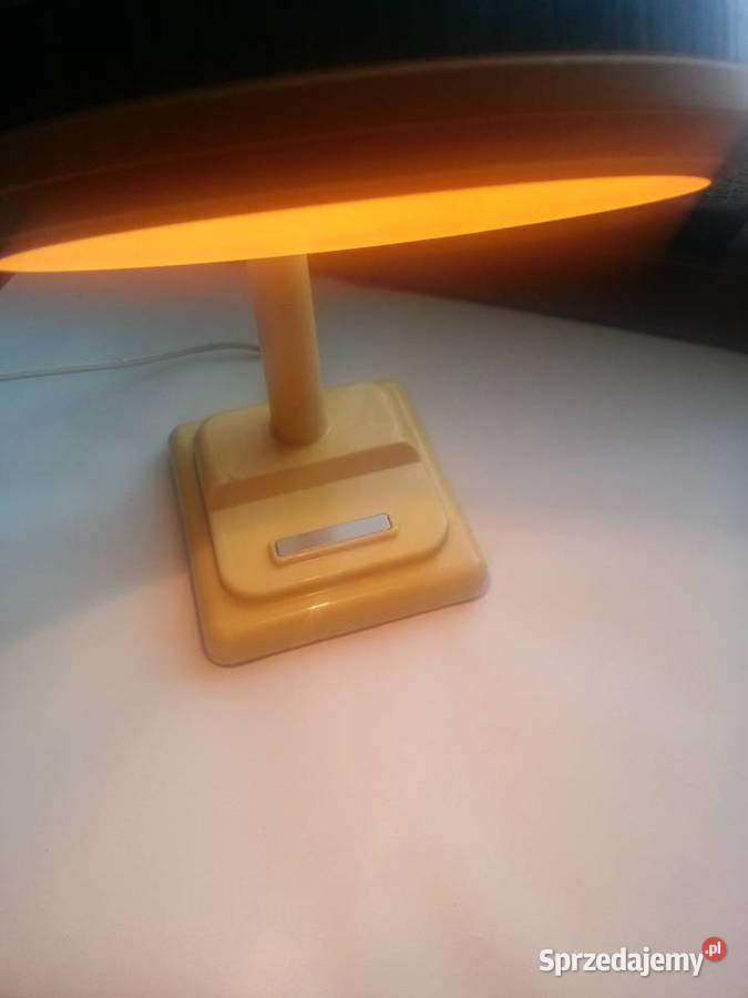 Lampa ze ściemniaczem rosyjska prl beżowy