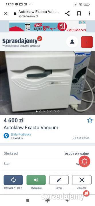 Sprzęt stomatologiczny likwidacji gabinetu Wyposażenie szpitali i gabinetów Biała Podlaska
