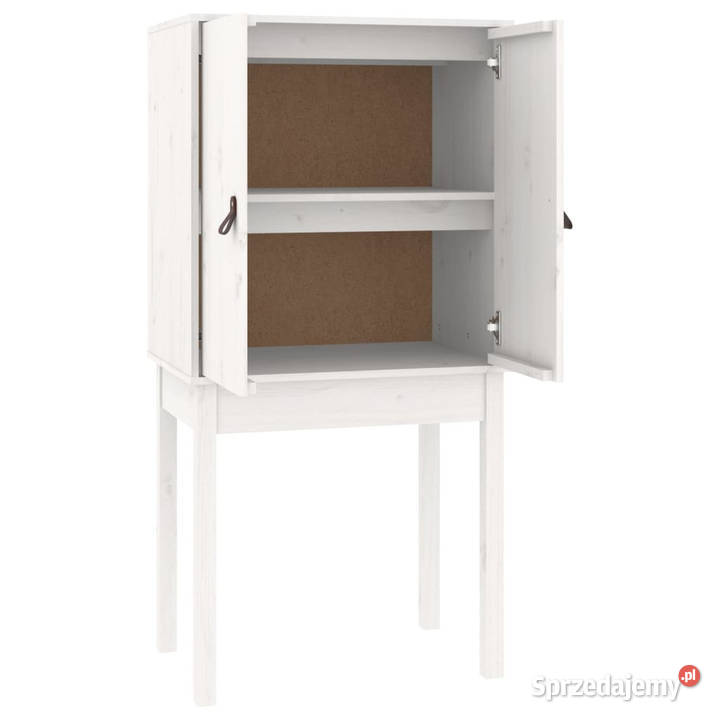 Szafka biała 60x40x120 lite drewno sosnowe Warszawa