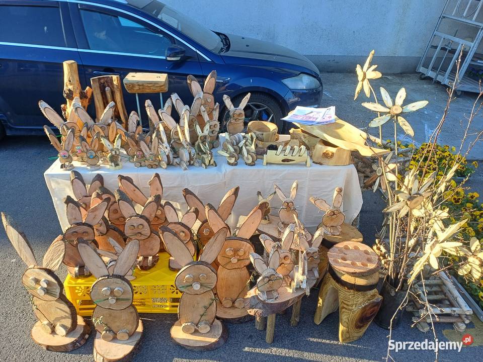 zajaczek wielkanocny recznie robiony Nowa Sól sprzedam