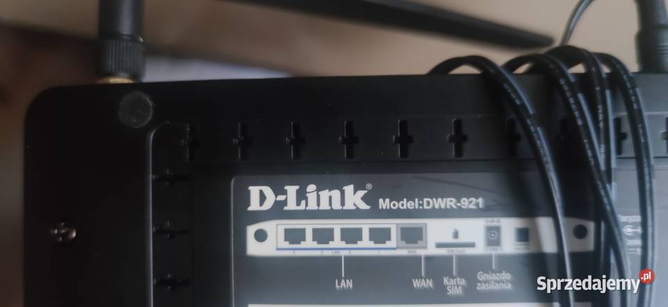 Router Dlink wejście na kartę sim model DWR921 Radziejów