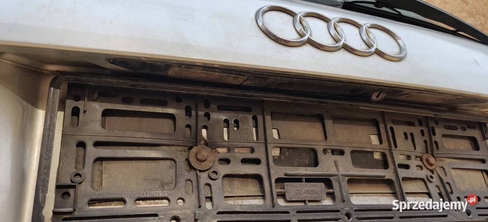 TYLNA KLAPA TYŁ AUDI A4 B6 MAŁYSZ KOMBI SREBRNA śląskie Rudziniec