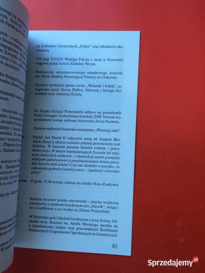 2277 Kalendarium Niezwykłego Miasta Szczecin sprzedam