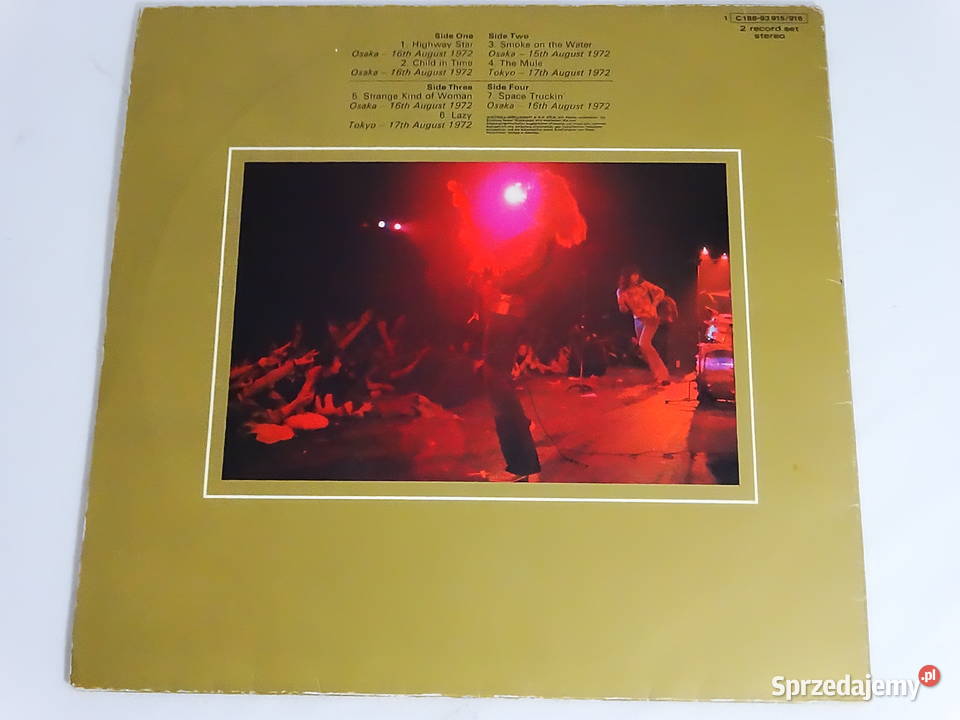 Deep Purple Made In Japan Label Purple Records Biłgoraj
