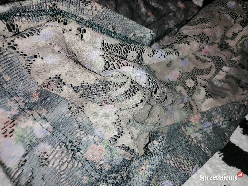 VILA koronkowa bluzka bluzeczka koszulka ażur Leszno