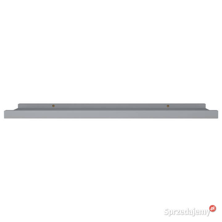 Półki ścienne na zdjęcia 2 szare 80x9x3 MDF
