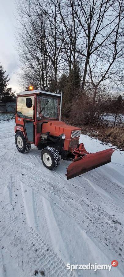 Traktorek Hako 3800D Hakotrac 40 pług szczotka