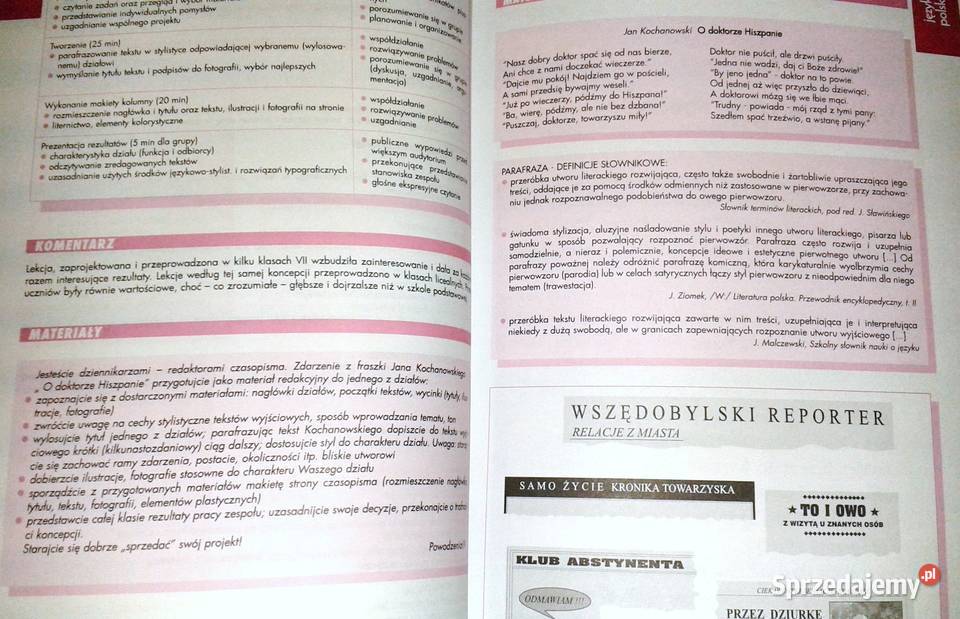 Materiały edukacyjne programu Kreator Tomasz miękka Pozostałe Chełm