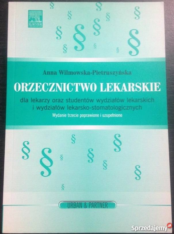 ORZECZNICTWO LEKARSKIE PIETRUSZYŃSKA WILAMOWSKA Zielona Góra